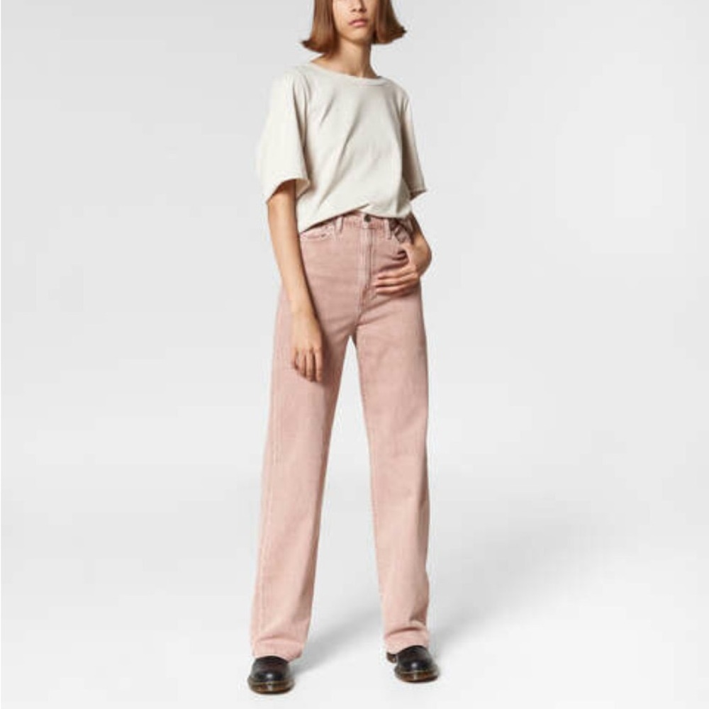 New Levi’s Made and Crafted High Loose Women's Jeans pink sand